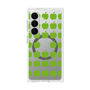 プレミアムスクエアケース with SnapMag［ Apple - Green ］