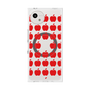 プレミアムスクエアケース with SnapMag［ Apple - Red ］