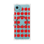 プレミアムスクエアケース with SnapMag［ Apple - Red ］