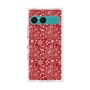 プレミアムスクエアケース with SnapMag［ ペイズリー - Red ］