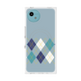 プレミアムスクエアケース with SnapMag［ Nordic Argyle - Blue ］