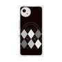 プレミアムスクエアケース with SnapMag［ Nordic Argyle - Black ］