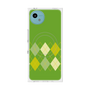 プレミアムスクエアケース with SnapMag［ Nordic Argyle - Green ］