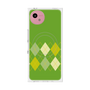 プレミアムスクエアケース with SnapMag［ Nordic Argyle - Green ］