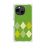 プレミアムスクエアケース with SnapMag［ Nordic Argyle - Green ］