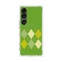プレミアムスクエアケース with SnapMag［ Nordic Argyle - Green ］