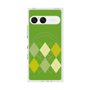 プレミアムスクエアケース with SnapMag［ Nordic Argyle - Green ］