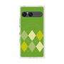 プレミアムスクエアケース with SnapMag［ Nordic Argyle - Green ］