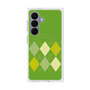 プレミアムスクエアケース with SnapMag［ Nordic Argyle - Green ］