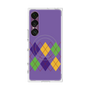 プレミアムスクエアケース with SnapMag［ Nordic Argyle - Purple ］