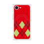 プレミアムスクエアケース with SnapMag［ Nordic Argyle - Red ］