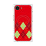 プレミアムスクエアケース with SnapMag［ Nordic Argyle - Red ］