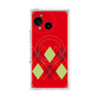 プレミアムスクエアケース with SnapMag［ Nordic Argyle - Red ］