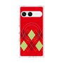 プレミアムスクエアケース with SnapMag［ Nordic Argyle - Red ］