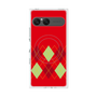 プレミアムスクエアケース with SnapMag［ Nordic Argyle - Red ］