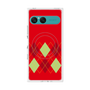 プレミアムスクエアケース with SnapMag［ Nordic Argyle - Red ］