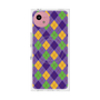 プレミアムスクエアケース with SnapMag［ Argyle - Purple ］