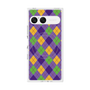 プレミアムスクエアケース with SnapMag［ Argyle - Purple ］
