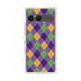 プレミアムスクエアケース with SnapMag［ Argyle - Purple ］