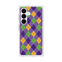 プレミアムスクエアケース with SnapMag［ Argyle - Purple ］