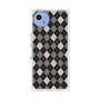 プレミアムスクエアケース with SnapMag［ Argyle - Black ］
