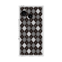 プレミアムスクエアケース with SnapMag［ Argyle - Black ］