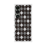 プレミアムスクエアケース with SnapMag［ Argyle - Black ］