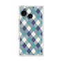 プレミアムスクエアケース with SnapMag［ Argyle - Blue ］
