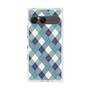 プレミアムスクエアケース with SnapMag［ Argyle - Blue ］