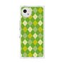 プレミアムスクエアケース with SnapMag［ Argyle - Green ］