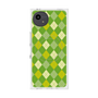 プレミアムスクエアケース with SnapMag［ Argyle - Green ］