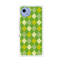 プレミアムスクエアケース with SnapMag［ Argyle - Green ］