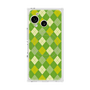 プレミアムスクエアケース with SnapMag［ Argyle - Green ］