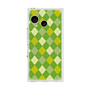 プレミアムスクエアケース with SnapMag［ Argyle - Green ］