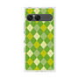 プレミアムスクエアケース with SnapMag［ Argyle - Green ］