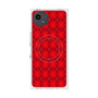 プレミアムスクエアケース with SnapMag［ Argyle - Red ］