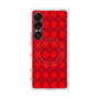 プレミアムスクエアケース with SnapMag［ Argyle - Red ］