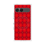 プレミアムスクエアケース with SnapMag［ Argyle - Red ］
