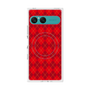 プレミアムスクエアケース with SnapMag［ Argyle - Red ］