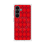 プレミアムスクエアケース with SnapMag［ Argyle - Red ］
