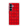 プレミアムスクエアケース with SnapMag［ Argyle - Red ］