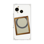 プレミアムスクエアケース with SnapMag［ Photo Frame - White ］