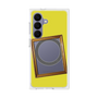 プレミアムスクエアケース with SnapMag［ Photo Frame - Yellow ］