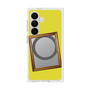 プレミアムスクエアケース with SnapMag［ Photo Frame - Yellow ］