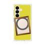 プレミアムスクエアケース with SnapMag［ Photo Frame - Yellow ］