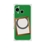 プレミアムスクエアケース with SnapMag［ Photo Frame - Green ］