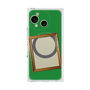 プレミアムスクエアケース with SnapMag［ Photo Frame - Green ］