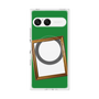プレミアムスクエアケース with SnapMag［ Photo Frame - Green ］