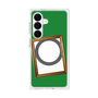 プレミアムスクエアケース with SnapMag［ Photo Frame - Green ］