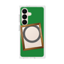 プレミアムスクエアケース with SnapMag［ Photo Frame - Green ］